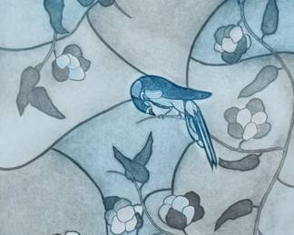 This lot features a limited edition etching by listed artist, William Barnum. Edition 21/200, titled and signed by the artist. Professionally framed and measures in frame, 36.5” H x 28” W. William Barnum California Artist, listed as specializing in Seascapes, and at times Beachscapes. He is worked in mixed medium but most of his work turns up in water colors.

