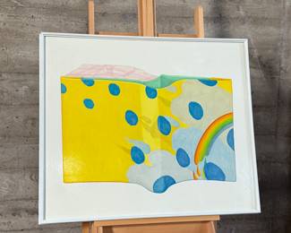 "Object Series – Book #6", an original oil on board by listed artist, Howard Hack. Signed and titled on the verso, measures in frame 31” H x 38” W. Howard Edwin Hack (July 6, 1932 – June 11, 2015) was an American representational painter and graphic artist, with works in numerous museum collections. Known for an innovative approach to a variety of media, as well as use of traditional oil paints, Hack began working in the late 1940s.

