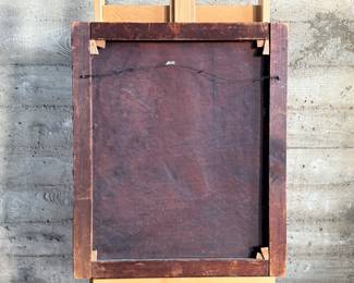 This lot features a stunning 19th century oil on canvas portrait by listed artist, Charles Volkmar Senior. This portrait is claimed to be the publisher of the Philadelphia Ledger in 1860. This piece measures, 30” H x 25” W. Charles Volkmar (1809 – 1880) was active/lived in United States, Germany. Charles Volkmar is known for portrait and landscape paintings.

