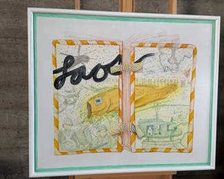 "Object Series", an original oil painting by listed artist, Howard Hack circa 1971. This work of art measures in frame, 32” H x 38” W. Howard Edwin Hack (July 6, 1932 – June 11, 2015) was an American representational painter and graphic artist, with works in numerous museum collections. Known for an innovative approach to a variety of media, as well as use of traditional oil paints, Hack began working in the late 1940s.

