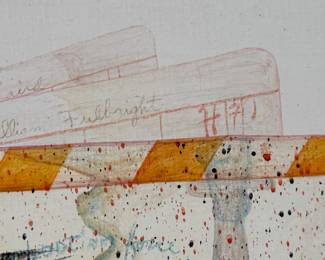 "Object Series", an original oil painting by listed artist, Howard Hack circa 1971. This work of art measures in frame, 32” H x 38” W. Howard Edwin Hack (July 6, 1932 – June 11, 2015) was an American representational painter and graphic artist, with works in numerous museum collections. Known for an innovative approach to a variety of media, as well as use of traditional oil paints, Hack began working in the late 1940s.

