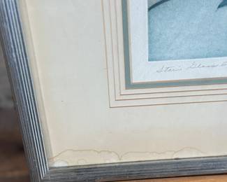 This lot features a limited edition etching by listed artist, William Barnum. Edition 21/200, titled and signed by the artist. Professionally framed and measures in frame, 36.5” H x 28” W. William Barnum California Artist, listed as specializing in Seascapes, and at times Beachscapes. He is worked in mixed medium but most of his work turns up in water colors.

