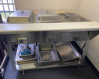 Electric Warmer, Server with Trays