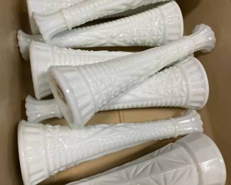 Milk Glass Vases