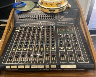 XR 800 Powered Mixer, Symbols and Tambourines 
