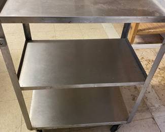Stainless Steel Rolling Cart
