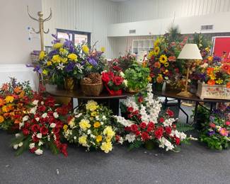 Large Assortment of Floral Arrangements 