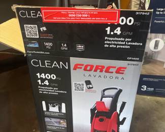 Clean Force 1400 PSI Pressure Washer