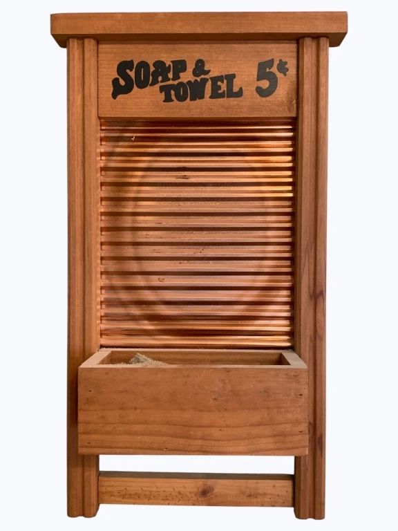 1 - Washboard Decoration - 10 x 18 x 4