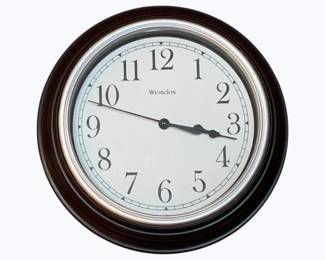 95 - Wall Clock - 12" used as-is electric/electronic/mechanical item - no guarantee all components, untested.
