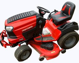588 - Craftsman - Lawn Mower - Model: T3200 - 54" Cut used as-is electric/electronic/mechanical item - no guarantee all components, untested.