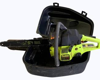 339 - Poulan 2150 Gas Powered Chainsaw w/ Case - 16" used as-is electric/electronic/mechanical item - no guarantee all components, untested.
