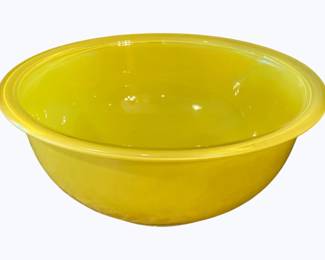 75 - Vintage Pyrex Primary Color Yellow Mixing Bowl 8.5"
