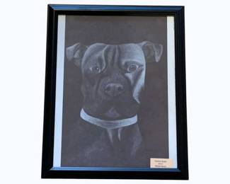 134 - Framed Pencil Drawing - 16 x 20.5

