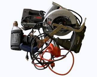 338 - Lot of Assorted Tools used as-is electric/electronic/mechanical item - no guarantee all components, untested.
