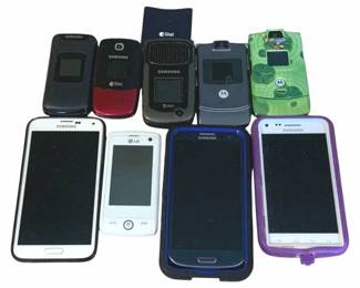 29 - Lot of Assorted Cell Phones used as-is electric/electronic/mechanical item - no guarantee all components, untested.
