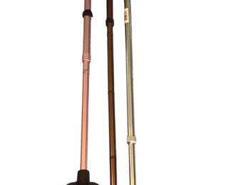 21 - 3 Metal Canes

