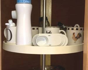 55 - Cabinet Lot of Assorted Items
