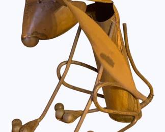 185 - Metal Dog Figure - 12 x 17 x 11
