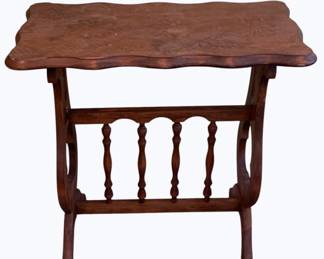 246 - Wood Table - 24 x 11 x 25
