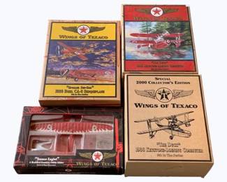 568 - 4 Texaco Die-Cast Planes in Boxes
