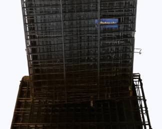 584 - 2 Metal Animal Kennels - 20 x 25
