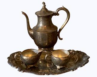 518 - 4pc. Silver Plated Tea Set
