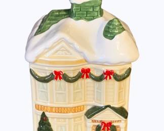124 - Homco Cookie Jar - 12 x 6 x 6

