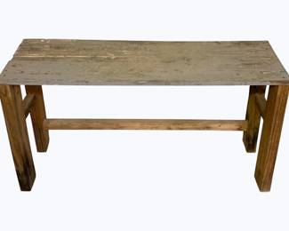 309 - Wood Bench - 36 x 10 x 20
