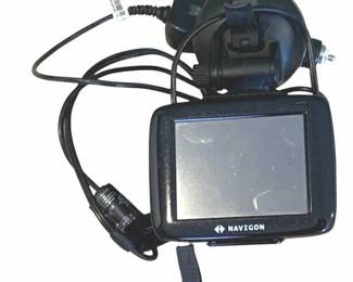 30 - Navigon GPS w/ Mount & Charger used as-is electric/electronic/mechanical item - no guarantee all components, untested.
