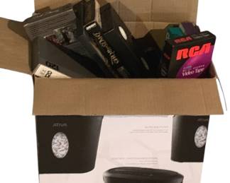 509 - Box of Assorted VHS Tapes & More
