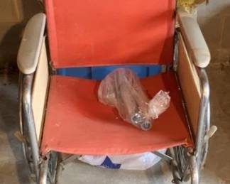 560 - Wheelchair & Assorted Items
