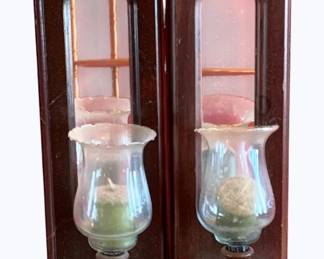 214 - 2 Hanging Candleholders - 17 x 5

