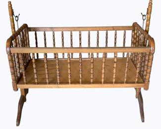 530 - Vintage Wood Cradle - 24 x 38 x 32
