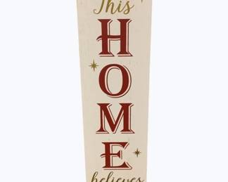 270 - Wood "Welcome" Sign - 48 x 10

