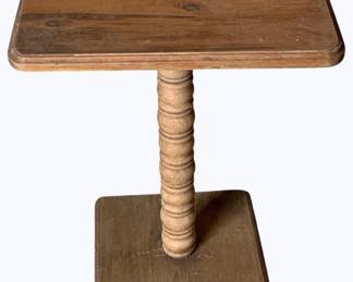 544 - Wood Table - 17 x 19 x 10.5
