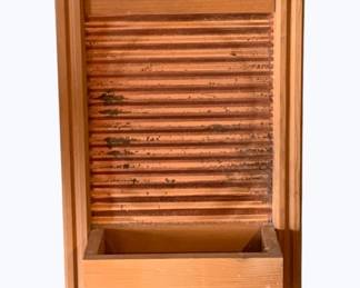 516 - Washboard Wall Art - 10.5 x 19 x 6

