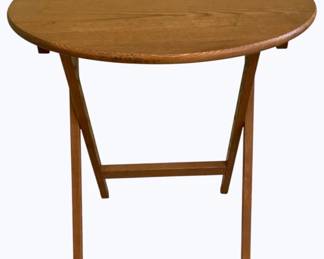 252 - Folding Wood TV Tray/Table - 23 x 16 x 26
