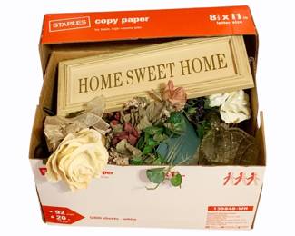 236 - Box of Assorted Decorative Items & More
