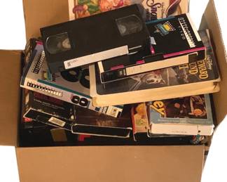 504 - Box of Assorted VHS Tapes
