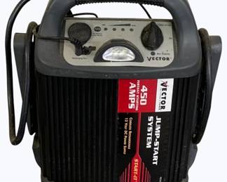 310 - Vector - Jump-Start Box - 13.5 x 11 x 4 used as-is electric/electronic/mechanical item - no guarantee all components, untested.
