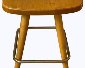 272 - Wood Stool - 17 x 16 x 25
