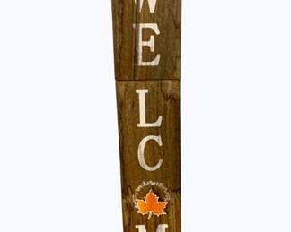 271 - Wood "Welcome" Sign - 8 x 47.5

