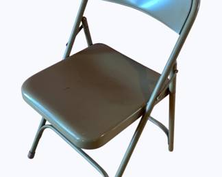 148 - Metal Folding Chair - 18 x 16 x 32
