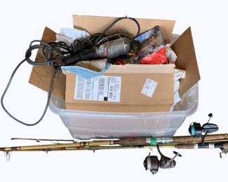 570 - Fishing Poles w/ reels & More
