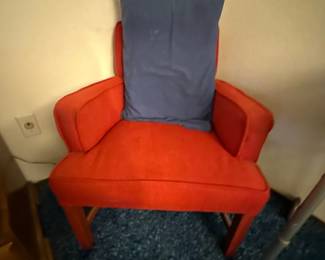 Vintage orange armchair