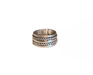 Heavy Sterling Spinner Ring 