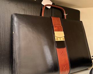 Leather briefcases 