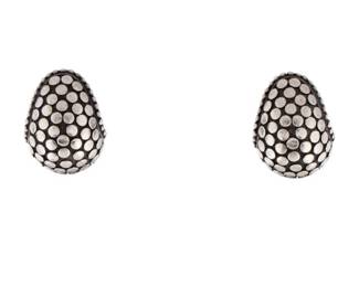 John Hardy Buddha Dot Earrings 