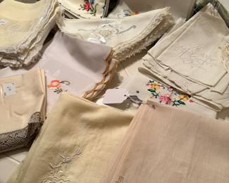 Needle point linens